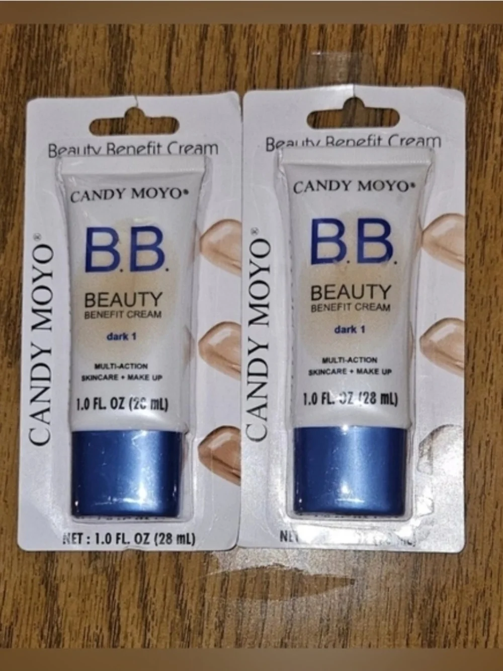 2 x Candy Moyo BB Beauty Benefit Cream - Dark 1 1fl Oz BNIB